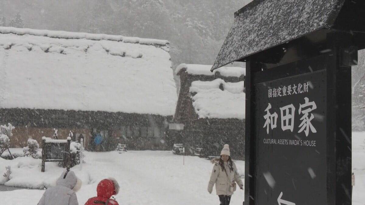 観光バス運転手｢12月末頃から中国本土のツアー客ほとんど乗せていない｣ “渡航自粛”の影響は…岐阜の人気観光地 世界遺産･白川郷