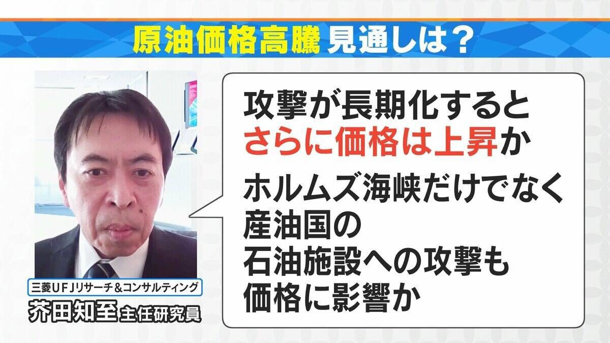 ガソリン価格どうなる？攻撃が長期化するとさらに上昇か きょうは値下がり 価格は依然流動的【大石邦彦解説】