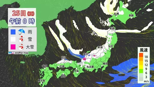 「【大雪情報】東海地方各地で雪を観測 岐阜市で10センチの積雪 東海道新幹線は始発から一部区間で速度を落として運転 週末にかけて岐阜を中心に警戒を 最新の雪シミュレーション 気象庁」の画像