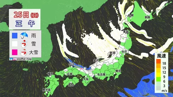 「【大雪情報】東海地方各地で雪を観測 岐阜市で10センチの積雪 東海道新幹線は始発から一部区間で速度を落として運転 週末にかけて岐阜を中心に警戒を 最新の雪シミュレーション 気象庁」の画像