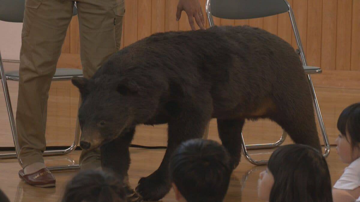 外国人観光客がクマに襲われて負傷… 地元の学校でクマの勉強会 ｢自分の身を自分で守れるような人に｣ 岐阜･白川村