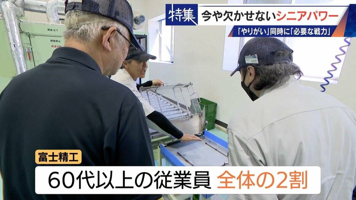 95歳の利用者に寄り添う76歳の看護師 人手不足で増える“定年撤廃” 現場を支えるシニアパワー