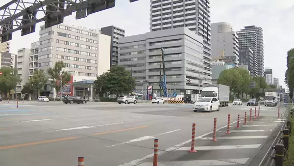 「本線を走行中のバイクが側道から出てきた車と衝突 バイクの男性が死亡 このほか交差点で歩行者の男性が車にはねられ死亡 名古屋・中区で交通事故相次ぐ」の画像