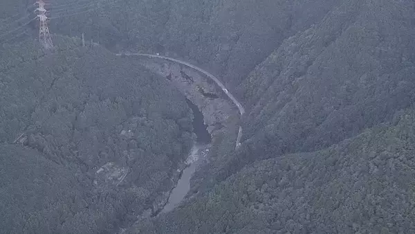 【速報】のり面から滑落した男性死亡 道路の点検作業中に… 岐阜･八百津町の国道41号