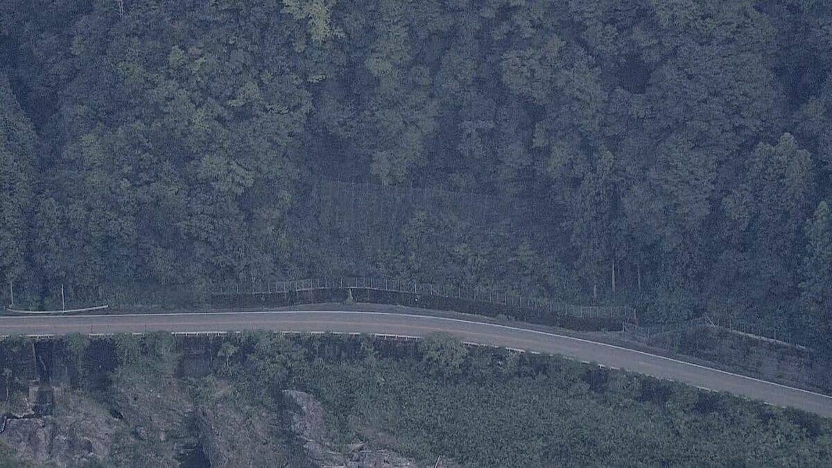 【速報】のり面から滑落した男性死亡 道路の点検作業中に… 岐阜･八百津町の国道41号