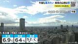 「岐阜県山間部で夜にかけて雪予想 予想最高気温は名古屋･岐阜で9℃ 北風が強まり日中も厳しい寒さに 愛知･岐阜･三重の天気予報（1/8 昼）」の画像1