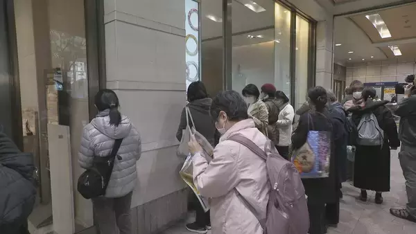 名鉄百貨店“閉店セール”はじまる 名駅再開発で来年2月に閉店…3割以上安い“感謝袋”に行列 71年の歴史を振り返る展示や“ナナちゃん”早着替えも