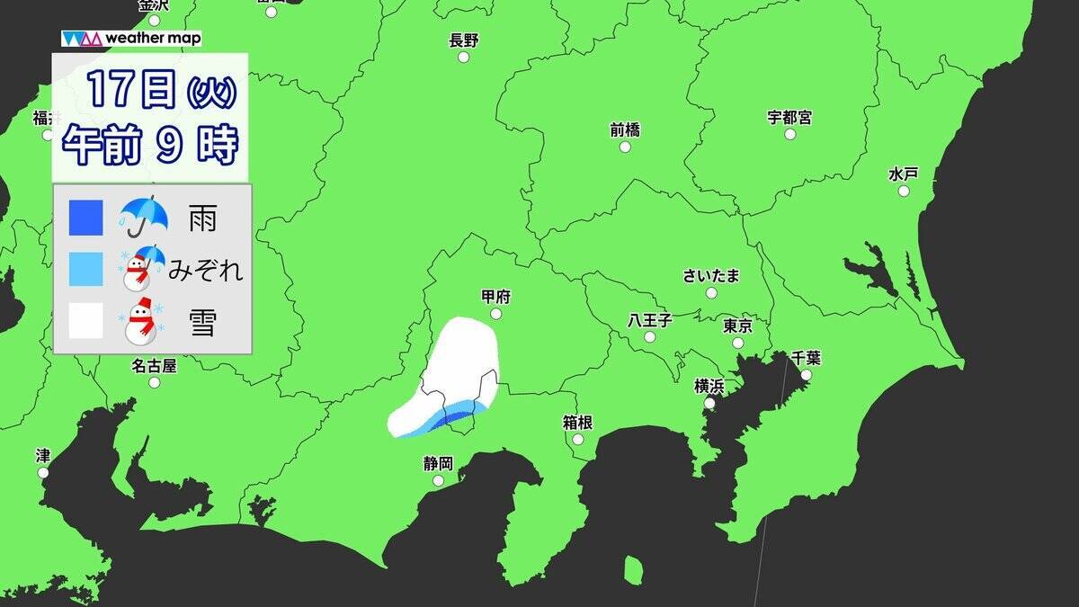 東京で“積雪”か きょう午後～明日にかけて… 23区で積雪になる条件とは？いつどこで雪が降る？最新のシミュレーション 気象庁【雪情報】