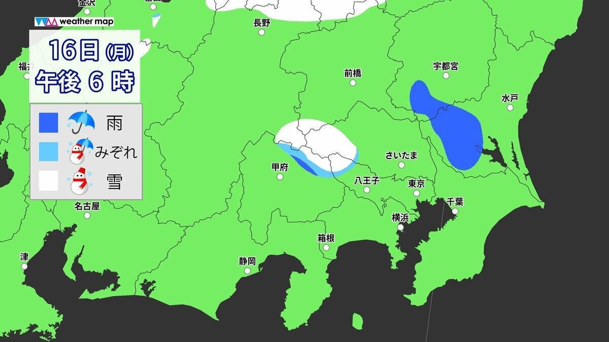 東京で“積雪”か きょう午後～明日にかけて… 23区で積雪になる条件とは？いつどこで雪が降る？最新のシミュレーション 気象庁【雪情報】