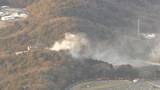 「産業廃棄物を扱う工場で火事 山林にも延焼 約7時間後にほぼ消し止められる 今のところけが人なし ｢山で炎があがっている｣などと消防に通報 愛知･岡崎市」の画像3