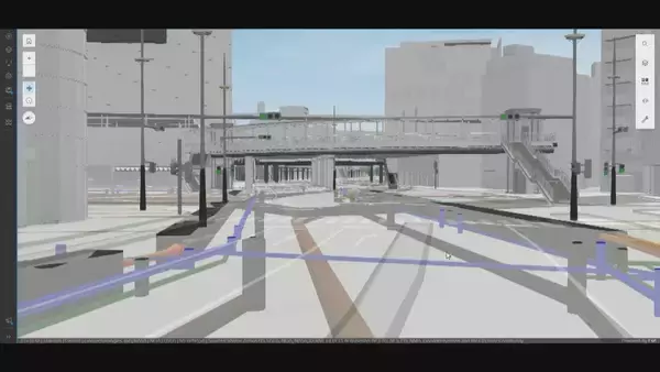 「下水管もガス管も“見える化” ｢デジタル3D地図｣を三重･四日市市と大手設計会社が開発 工事や災害復旧などで活用へ」の画像