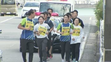 元日本代表の女性ランナー 走りながら詐欺被害防止を呼びかけ 千葉・市川市