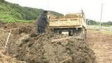 「千葉豪雨で土砂崩れ被害の茂原市  住宅流入土砂の仮置き場　早期復旧のため設置」の画像1
