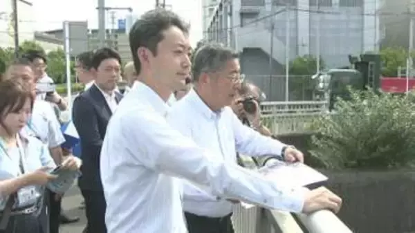 “カキ大量発生”千葉・浦安の河川を熊谷知事が視察　５３トン撤去　船橋・市川も