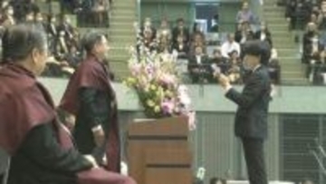 千葉大学で入学式　１１学部２４４３人が新たな一歩　授業は４月８日開始