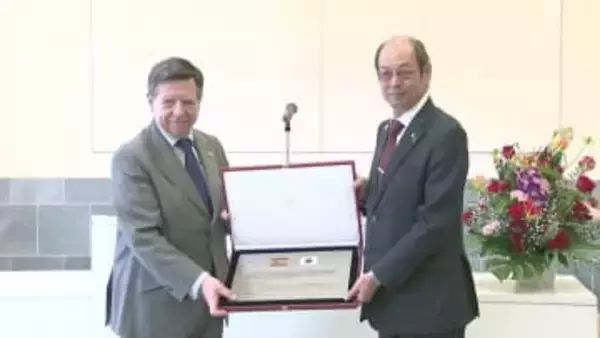 難破船救助の縁でいまも交流続く　御宿町にスペインから”友好の証”贈られる