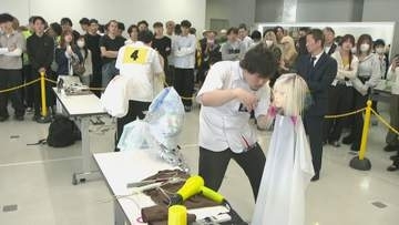 「一髪」に込める精度　日頃磨いてきたカット技術を競い合う千葉県理容競技大会