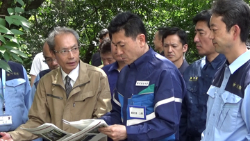 浸水で手術件数を制限…　防災担当相が千葉大病院を視察　千葉豪雨被害