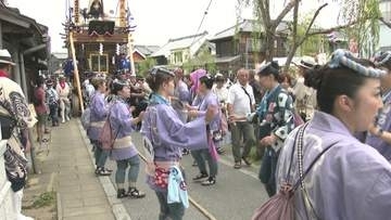 関東三大山車祭り　佐原の大祭夏祭り　３日間で千葉県内外から見物客３０万人超
