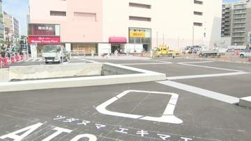 「津田沼パルコ」跡地に駅前広場　将来的な開発まで暫定活用　ＪＲ津田沼駅前