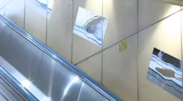 ＪＲ西船橋駅に防犯ミラー増設　背後に目が届くことで痴漢・盗撮を防止する狙い