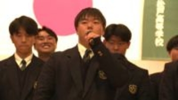 ３１年ぶりの花園へ出陣！　専大松戸高校ラグビー部壮行会　生徒らがエール送る