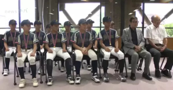 “小学生の甲子園”出場の少年野球・豊上ジュニアーズ　千葉・柏市長に健闘誓う