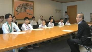 空手県代表の小中学生　地元・船橋市で全国大会への意気込み語る「最後まで戦う」