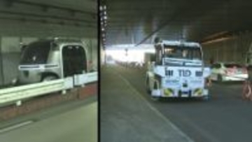 「自動物流道路」実証実験　無人で貨物を運び人手不足解消など期待　千葉・成田市