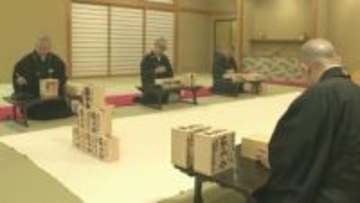 成田山新勝寺で２月の節分会に向け福枡づくり　一升枡３６５個作る　千葉・成田市