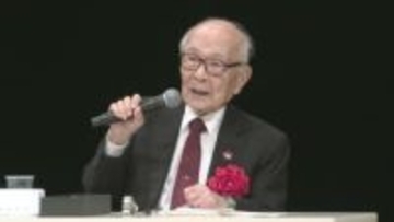 ノーベル平和賞受賞の被団協・田中代表が講演　「一人ひとりが核無くす心を」