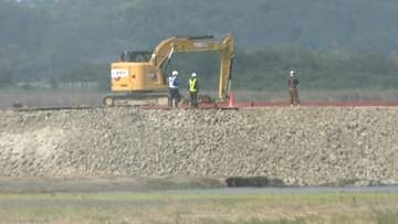 印旛沼堤防決壊　国交省の応急措置完了で４か所すべての仮復旧工事が終わる