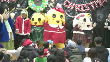ふなっしーが“ふなサンタ”に　子どもたちにプレゼント贈る　千葉・船橋市