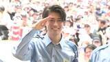 「“闇バイトに引っかからないで”　中村敬斗選手が千葉県警の犯罪加担防止広報官に」の画像1