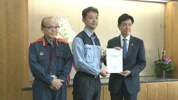 台風２５号で緊急要望　総務政務官に千葉県知事　特別交付税の配分に特段の配慮を