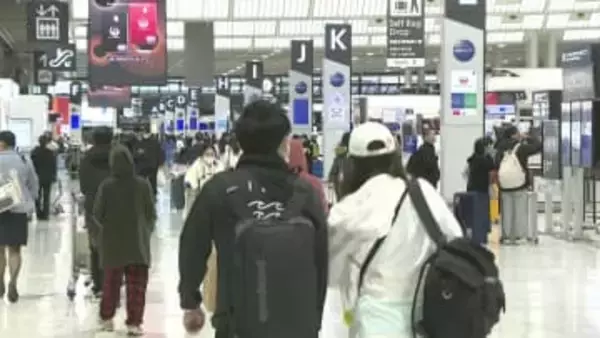 最大９連休の年末年始　成田空港で出国ラッシュ始まる
