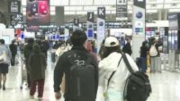 最大９連休の年末年始　成田空港で出国ラッシュ始まる