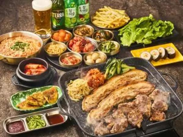 友人との会食やママ友会、家族時間にも　幕張で韓国屋台気分のBBQはいかが？