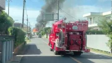 千葉・九十九里町の住宅街で火災　住宅と空き店舗が全焼　けが人なし