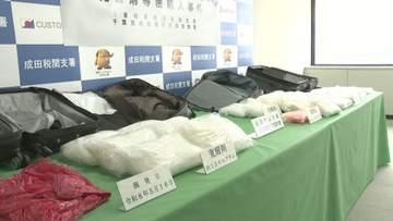 ハワイ・ＬＡから千葉・成田空港に覚醒剤など密輸か　米国籍の男２人逮捕・起訴