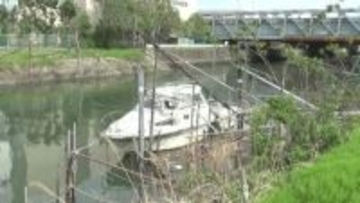 沈没船に雑草が生い茂る船も　“水上の駐車違反”　千葉県内で１７００隻超