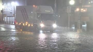 レベル４大雨危険警報でアンダーパス通行規制　豪雨１人死亡　千葉市中央区村田町