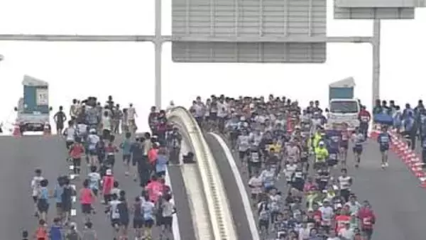 海の上を走るアクアラインマラソンまで３カ月　千葉県知事は地域活性化を期待