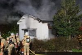 【火事】広島市安芸区で民家全焼　焼け跡から1人の遺体