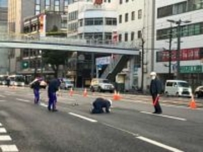 広島市中区の県道で「人が倒れていて衝突した」と110番　成人男性死亡　広島中央署が捜査