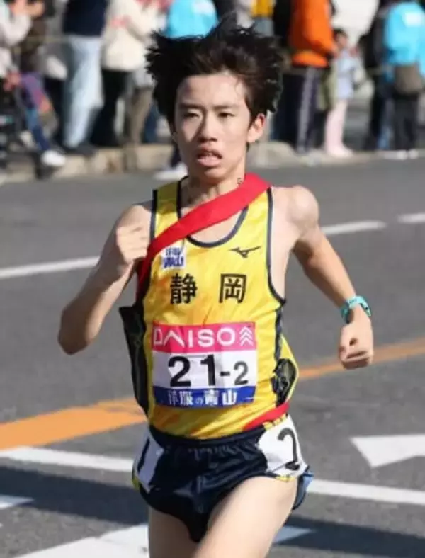 2区で静岡の関響佑が区間賞　全国男子駅伝