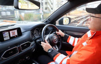 「踏切内は停車禁止です」 ETC車載器から踏切進入前に音声　JR西、踏切の安全対策で全国初　広島市佐伯区