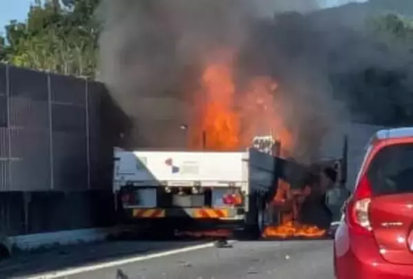 高速道路で大学生2人の車に追突・炎上死亡、事故を起こしたトラック運転手「二度と運転しない」