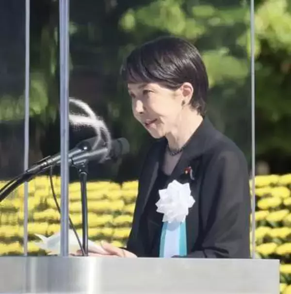高市首相「わが国は非核三原則を堅持」　広島平和記念式典あいさつ