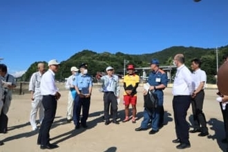 海水浴場での浮具着用を呼びかけ、ベイサイドビーチ坂で中学生死亡事故　広島県坂町